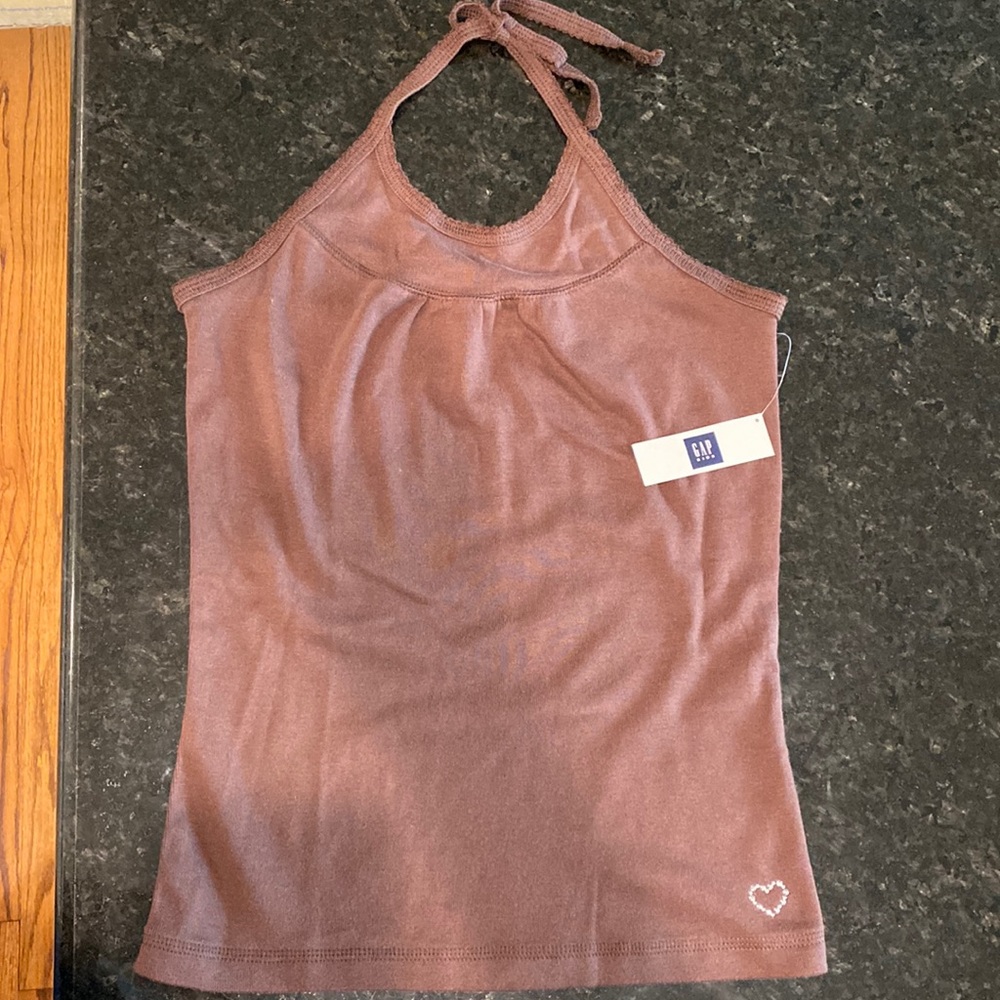 GapKids NWT brown halter top girls size L (10)